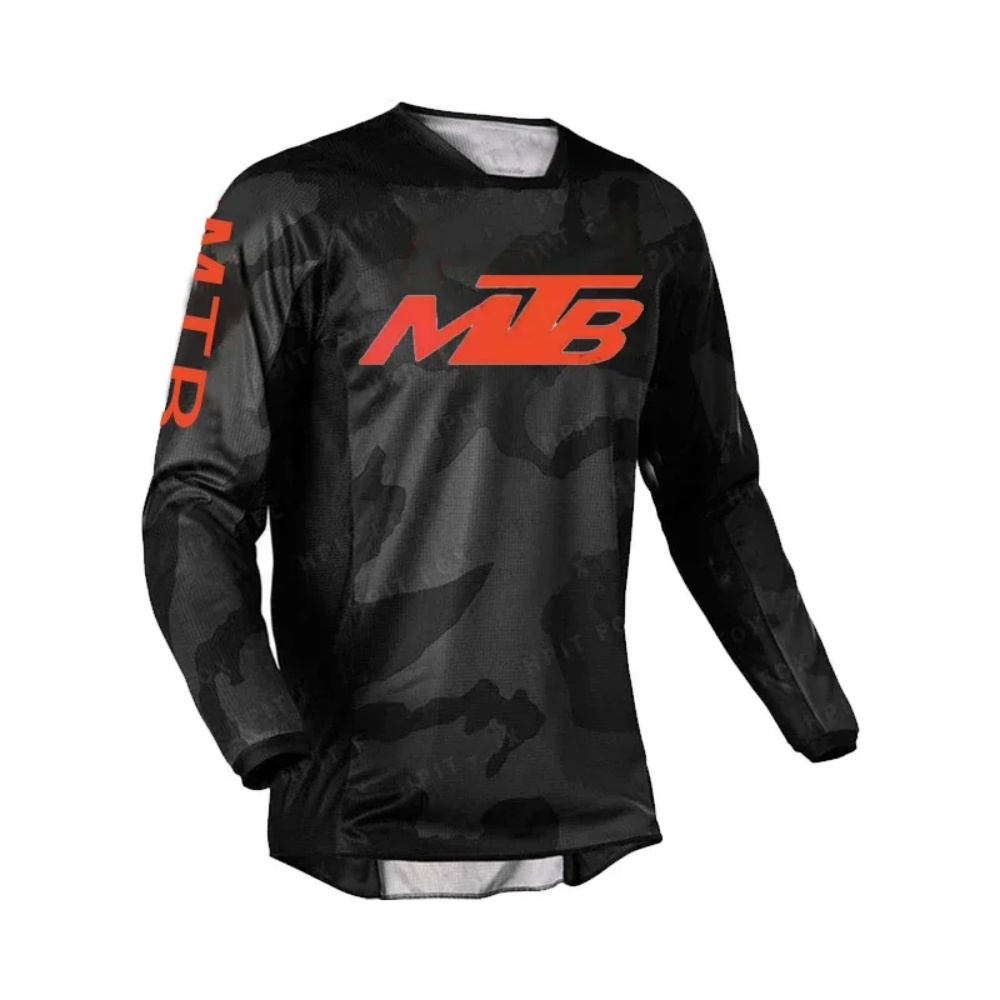 Cycling Jersey - Men's Outdoor Cycling Long-Sleeve Top Breathable
