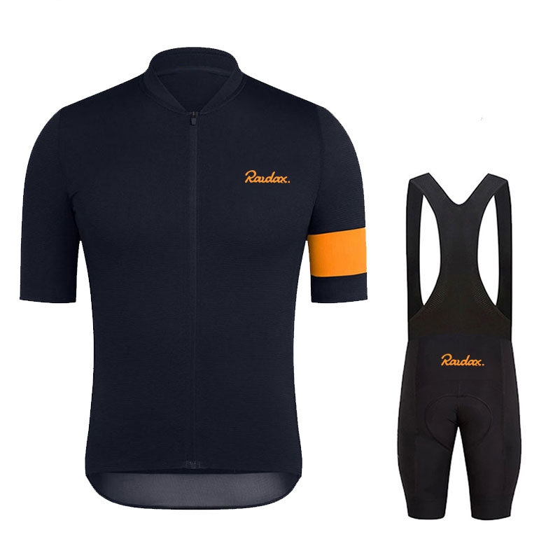 Cycling Gear Logo - Raudax Men Short Sleeve cycling Jersey