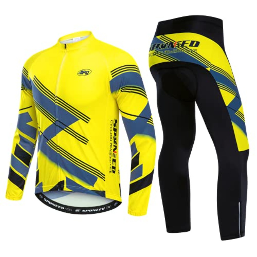 Cycling Jersey - sponeed Cycling Clothes for Men Long