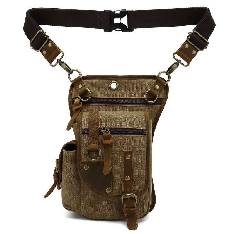 Cycling Gear Bag - Canvas Drop Leg Bag sport Thigh