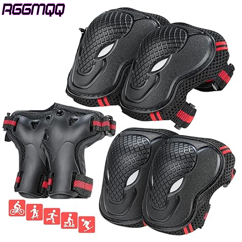 6PCS Adult/Youth Knee Pad Elbo – Youth Cycling Gear Bewertung und Preis