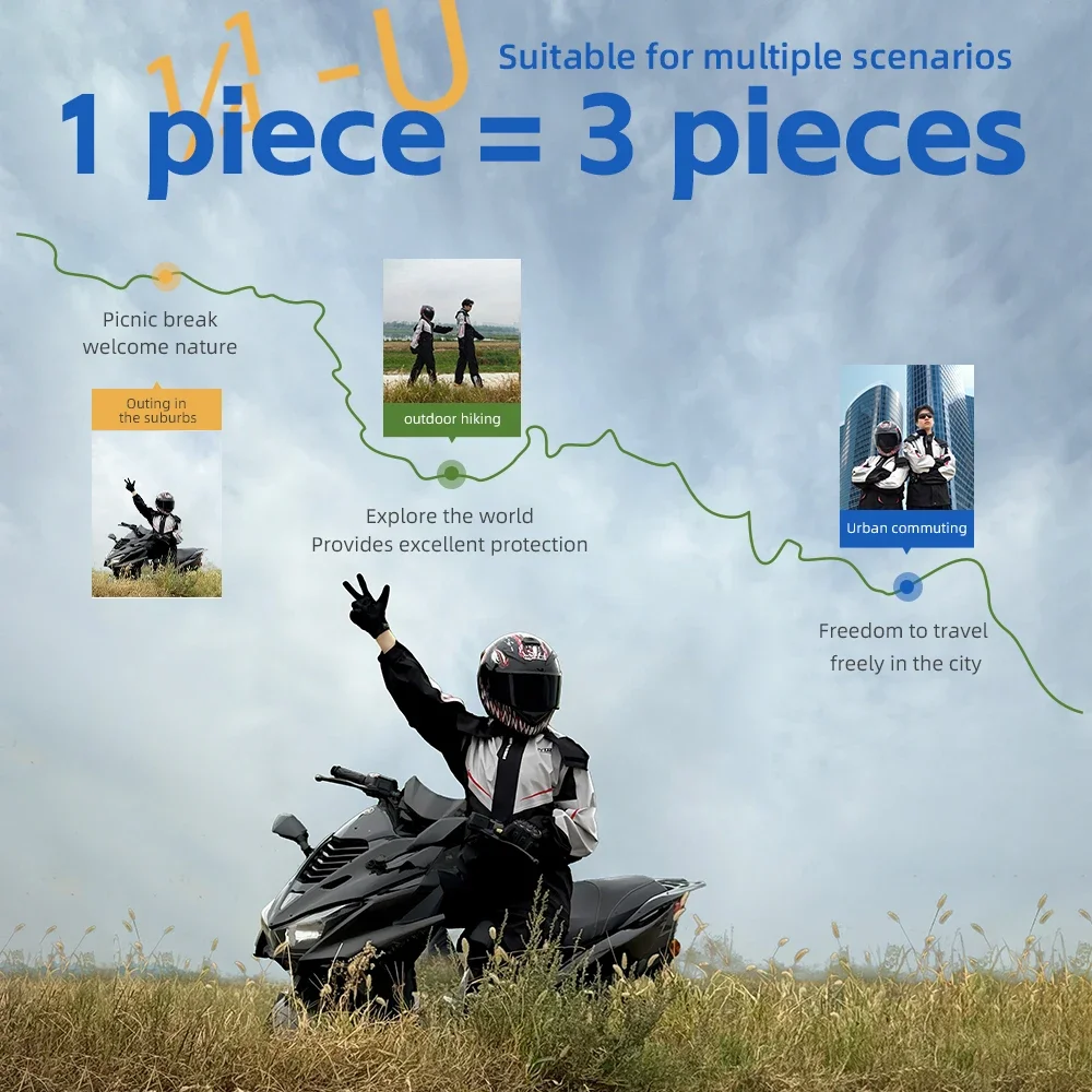 Men's and Women's Motorcycle R – Cycling Gear For Rain Bewertung und Preis