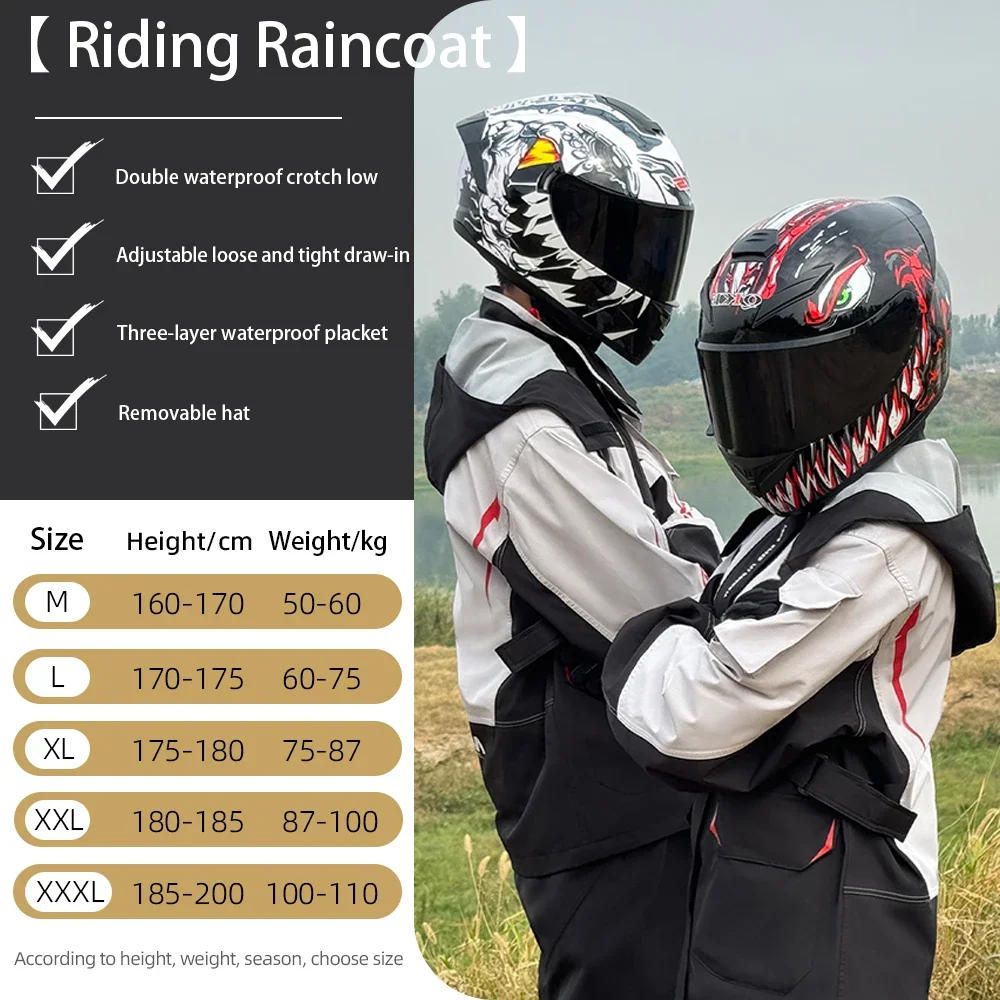 Men's and Women's Motorcycle R – Cycling Gear For Rain Bewertung und Preis