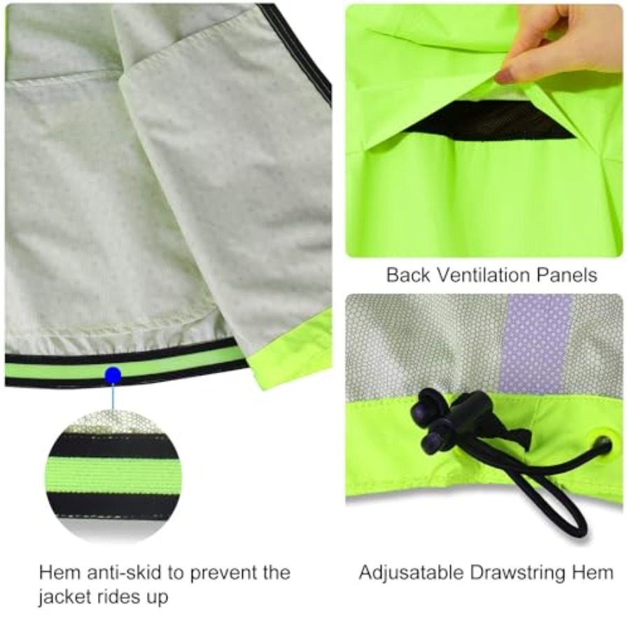 Men's Rain Jacket Waterproof W – Cycling Gear For Rain Bewertung und Preis