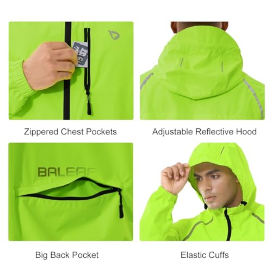 Men's Rain Jacket Waterproof W – Cycling Gear For Rain Bewertung und Preis