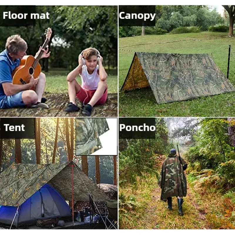Tactical Camouflage Rain Ponch – Cycling Gear For Rain Bewertung und Preis