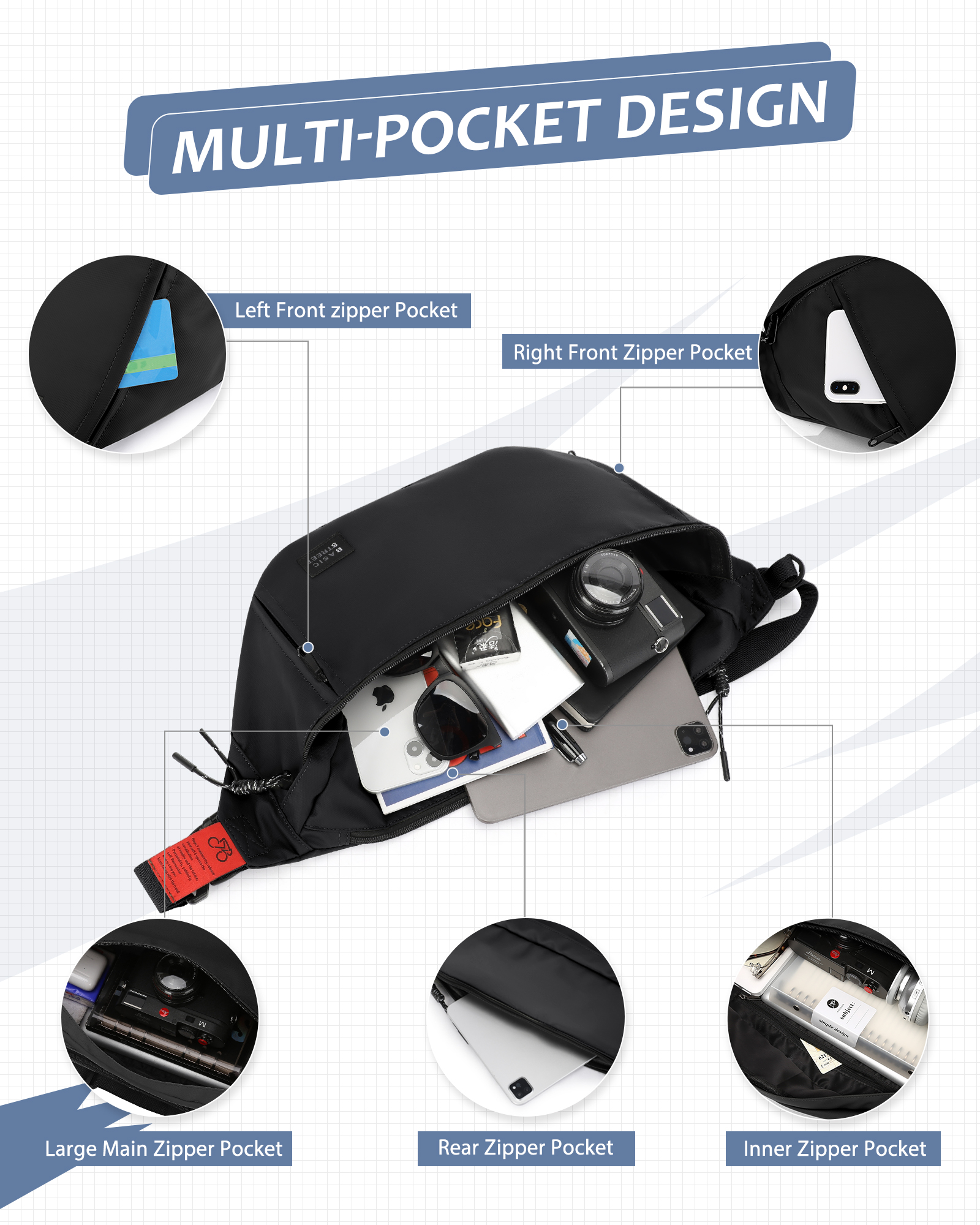 Crossbody Bags for Men,Anti Th – Cycling Gear Bag Bewertung und Preis