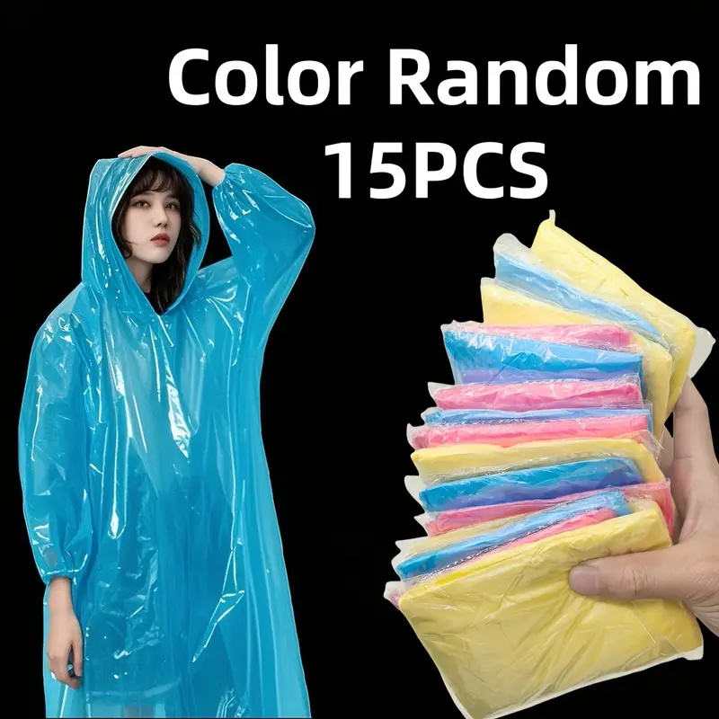 15/30Pcs Random Color Disposab – Cycling Gear For Rain Bewertung und Preis