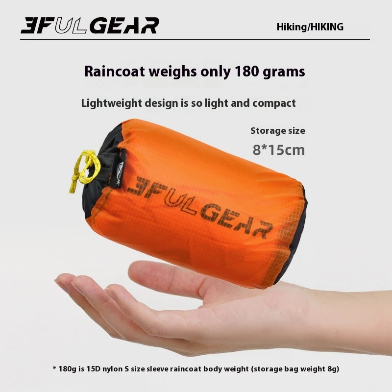 3F UL GEAR Zipper Raincoat 15D – Cycling Gear For Rain Bewertung und Preis