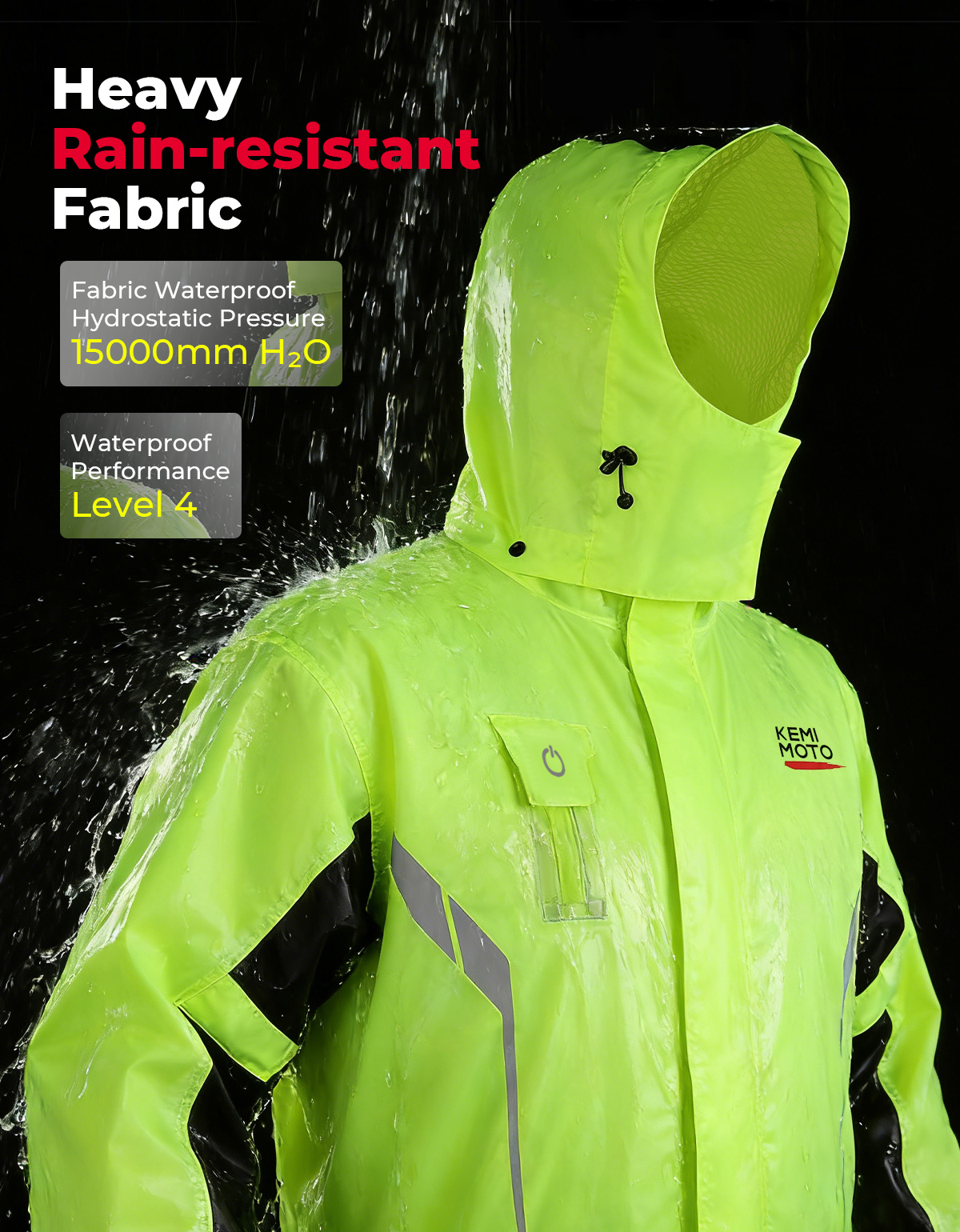 KEMIMOTO Unisex Waterproof Rai – Cycling Gear For Rain Bewertung und Preis