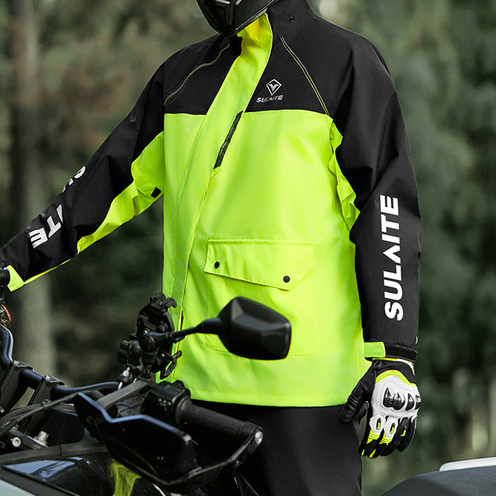 Motorcycle Rain Suit for Men & – Cycling Gear For Rain Bewertung und Preis