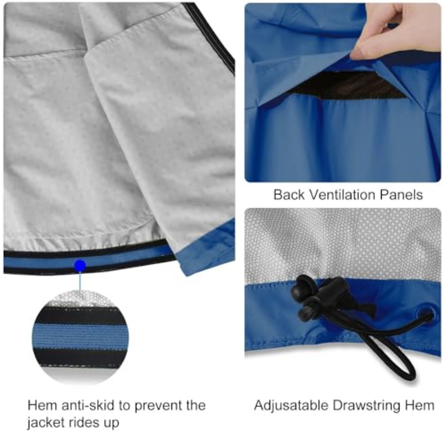 Men's Rain Jacket Waterproof W – Cycling Gear For Rain Bewertung und Preis