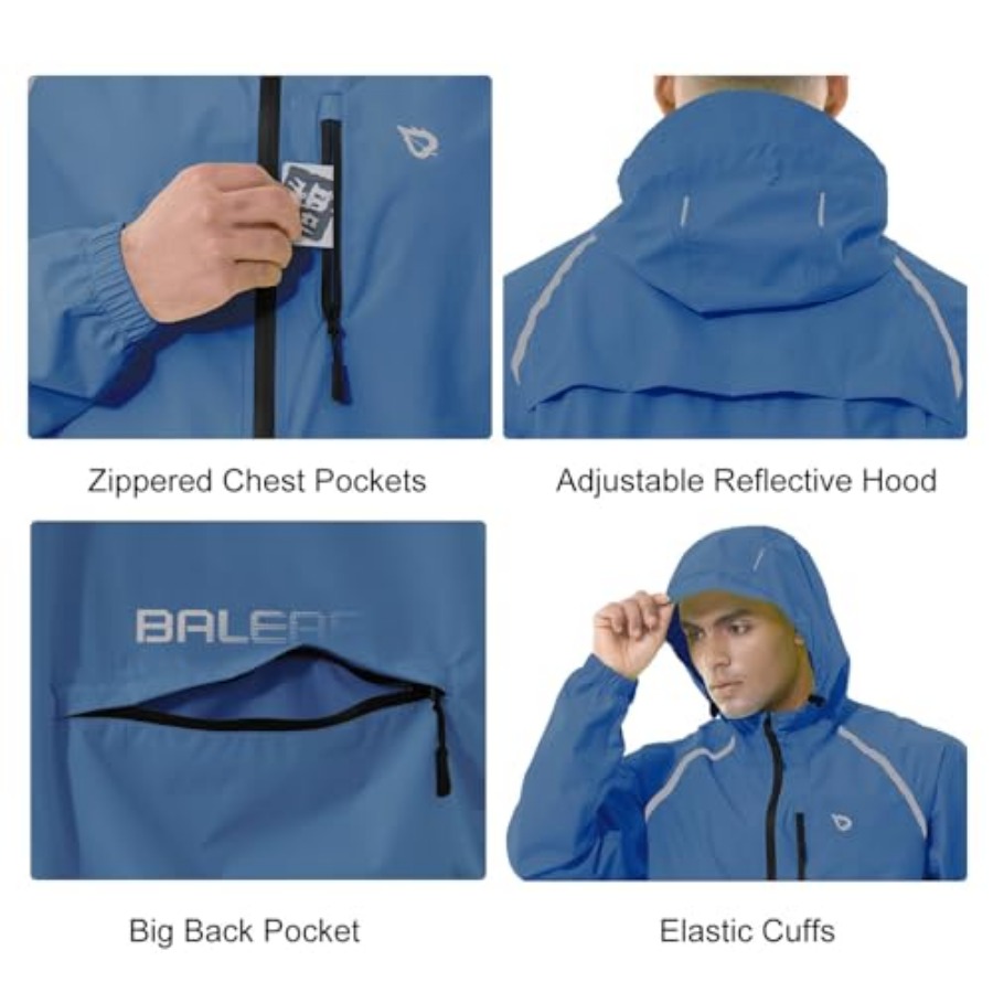 Men's Rain Jacket Waterproof W – Cycling Gear For Rain Bewertung und Preis
